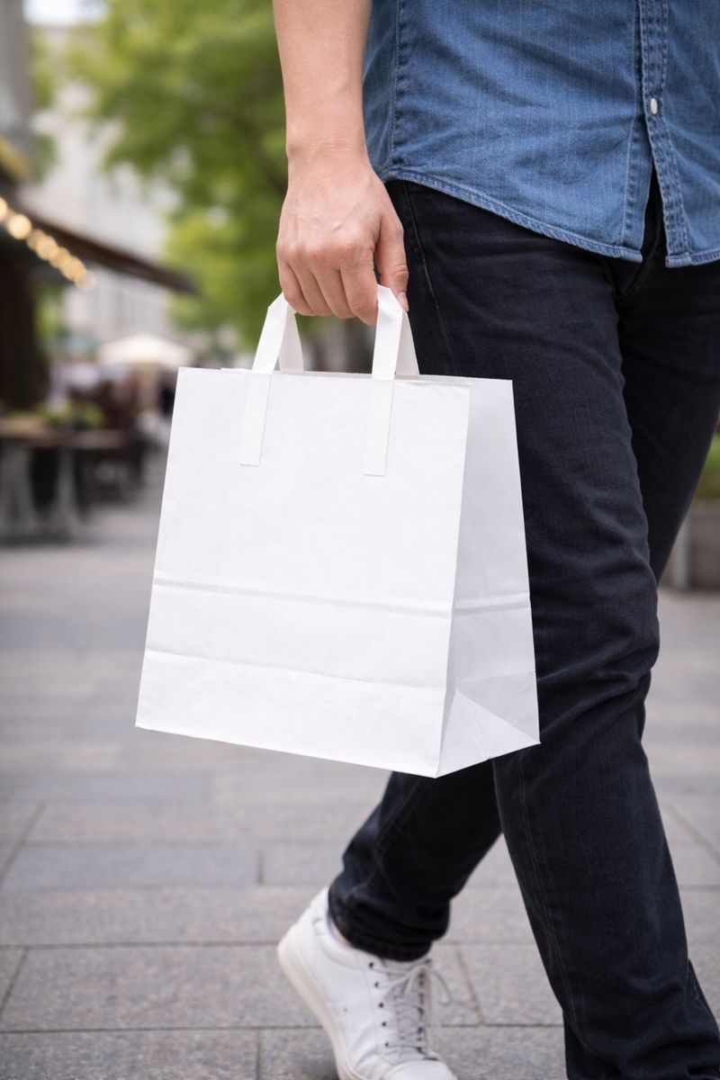 SAC KRAFT BLANC 26X295X135 ( CT DE 200 )