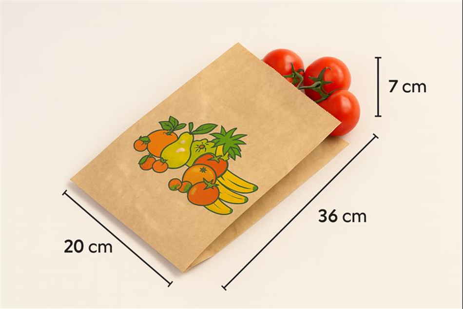 SAC PRIMEUR KRAFT 20X36X7 3.0KG ( CT DE 1000 ) 375650