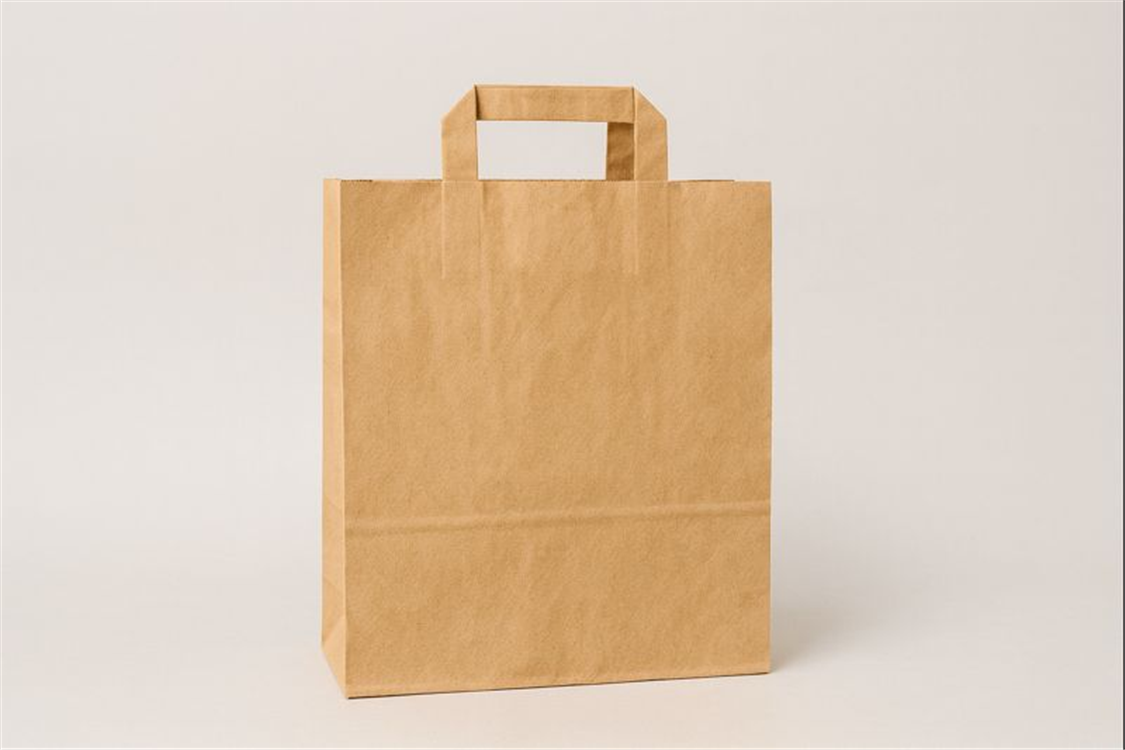 SAC KRAFT BRUN 80G - 32X16X35 ( PQT DE 100 )