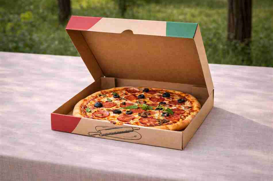 BOITE PIZZA 40X40X3.5 (PQT DE 50)